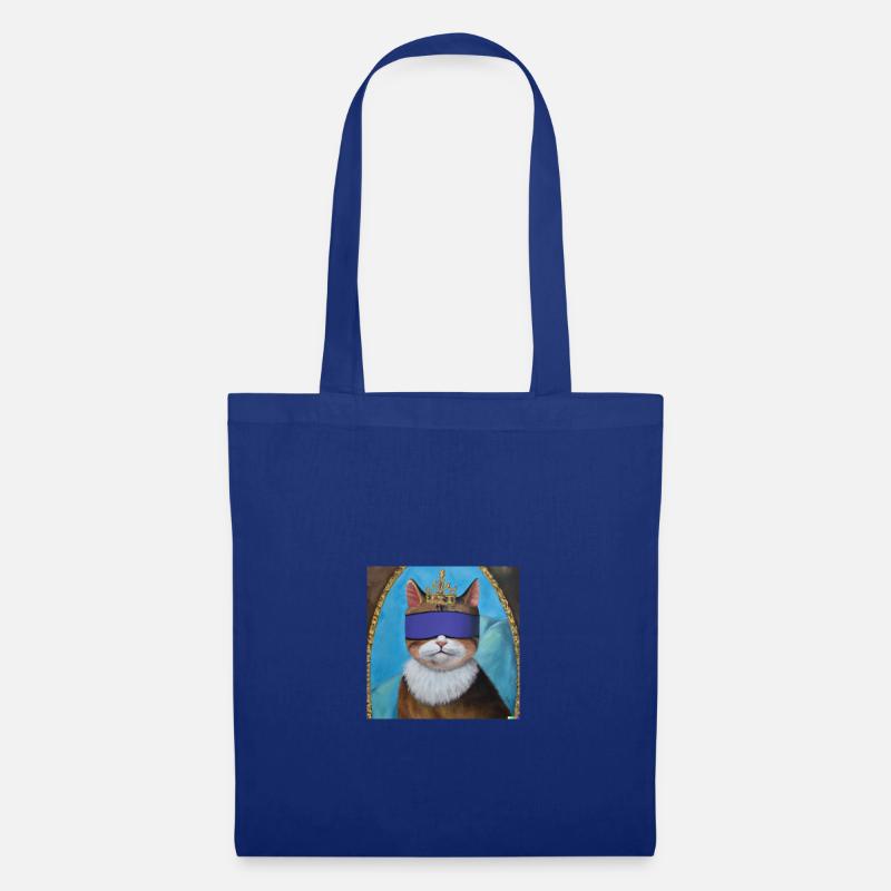 Blind Cat 12 - Stoffbeutel - Royalblau
