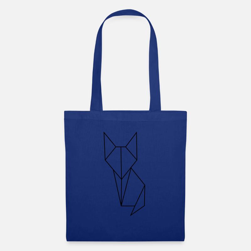 Katze - Stoffbeutel - Royalblau