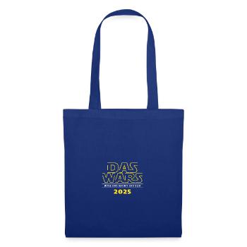 DAS WARS - Cooles Abi '25 Motto Shirt, Abitur 2025 - Sac en tissu - bleu royal - Devant