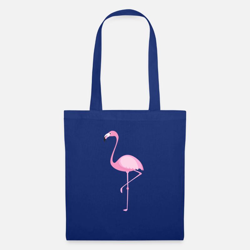 Flamingo - Stoffbeutel - Royalblau