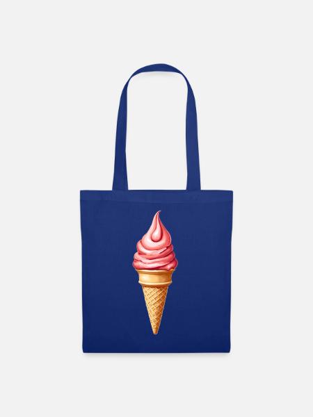 Eis - Stoffbeutel - Royalblau