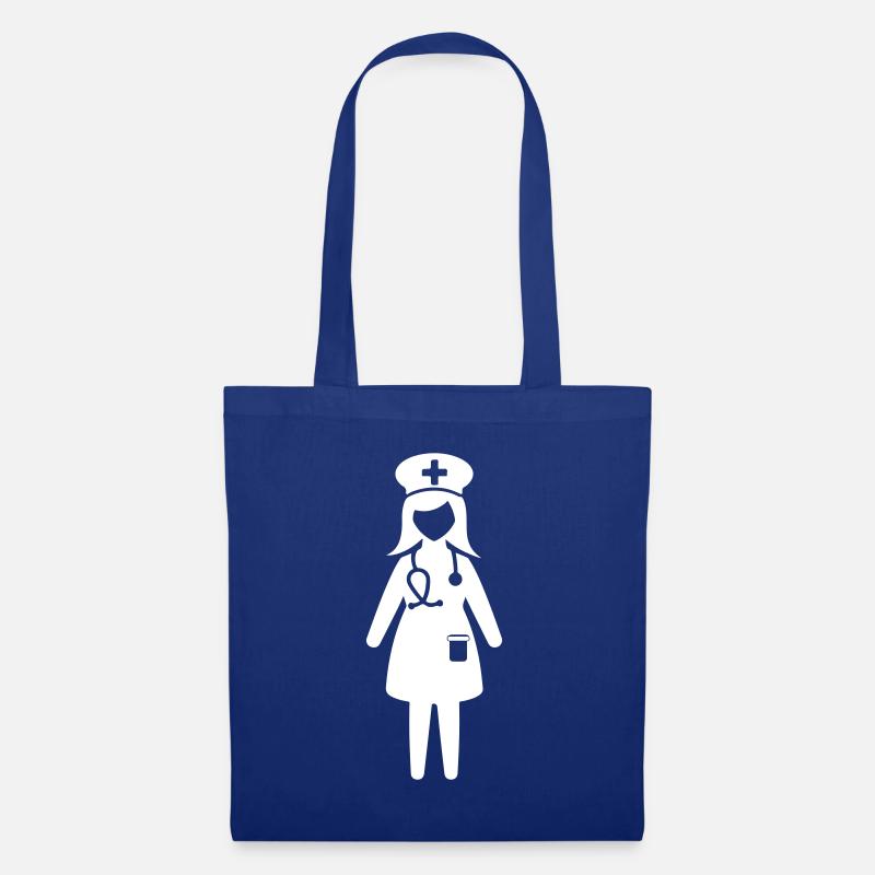 Krankenschwester Doktor - Stoffbeutel - Royalblau