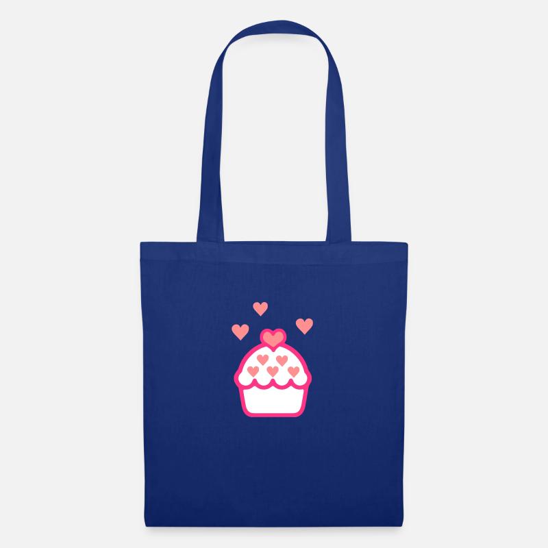 cupcake - Stoffbeutel - Royalblau