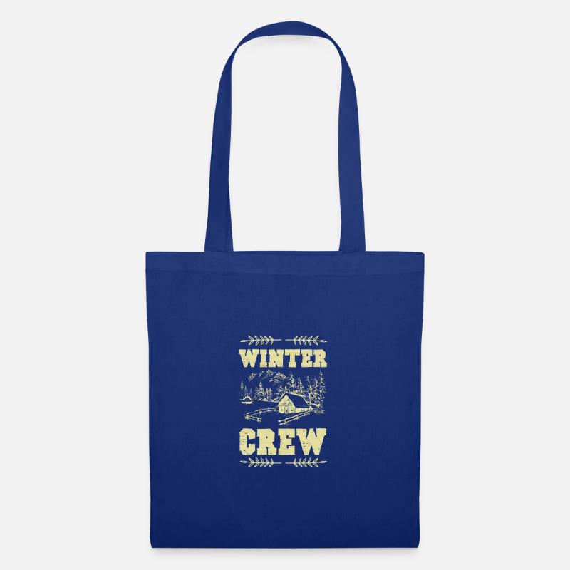 winter crew - Stoffbeutel - Royalblau
