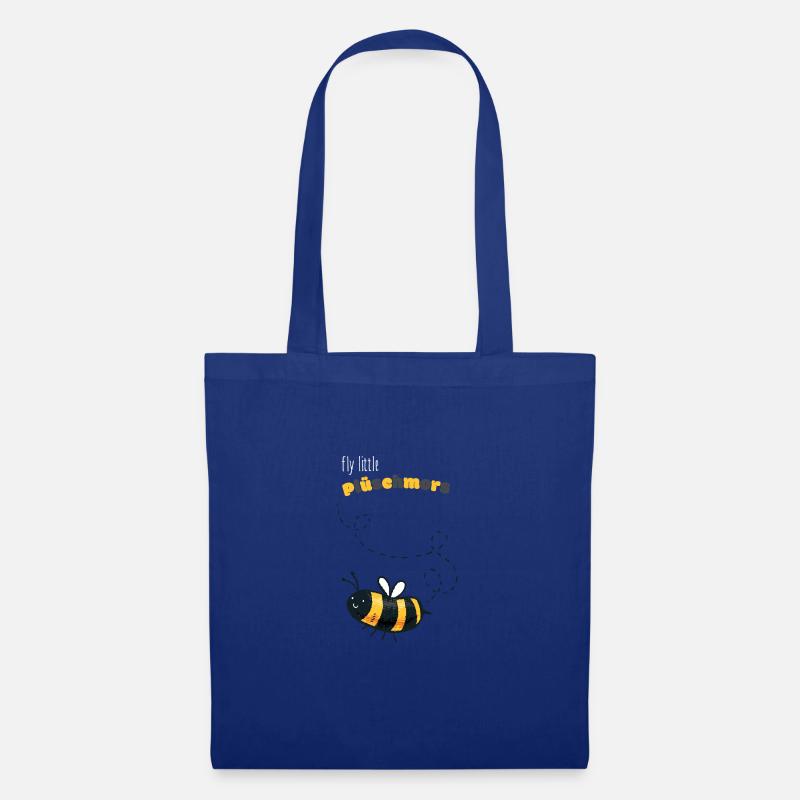 Plüschmors Plattdeutsch Geschenkidee - Stoffbeutel - Royalblau