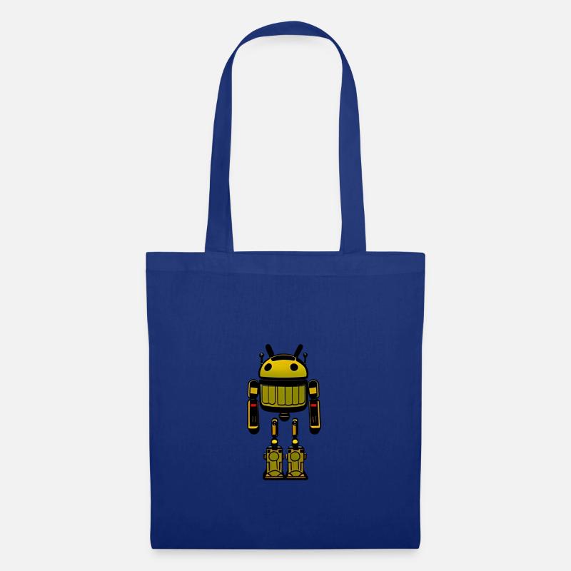 Android bin robot - Tote Bag - royal blue