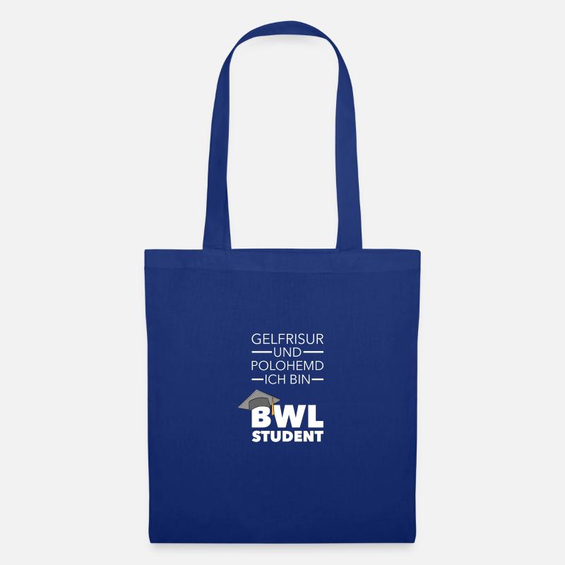 BWL Student Bachelor Geschenk - Stoffbeutel - Royalblau