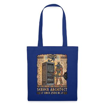 Anubis im Rechenzentrum - Stoffbeutel - Royalblau - Vorne
