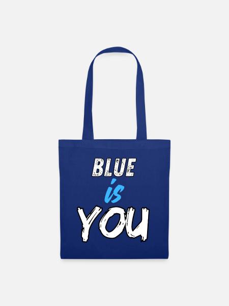 BLAU BIST DU - Stoffbeutel - Royalblau
