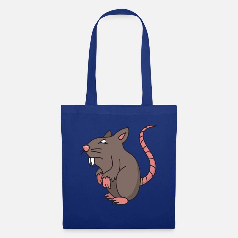 Ratte - Stoffbeutel - Royalblau