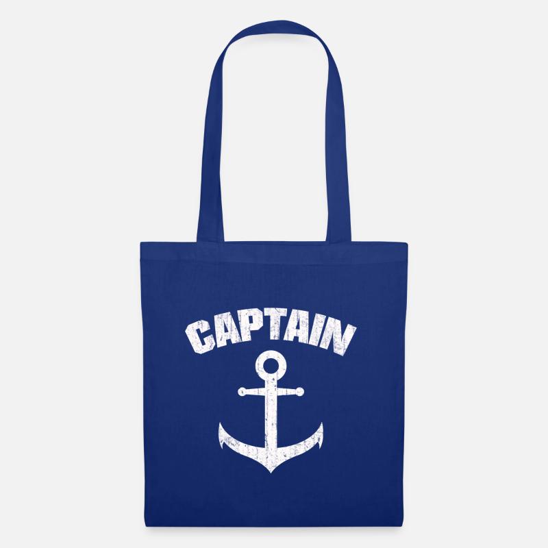 CAPTAIN ANCHOR GRUNGE - Stoffbeutel - Royalblau