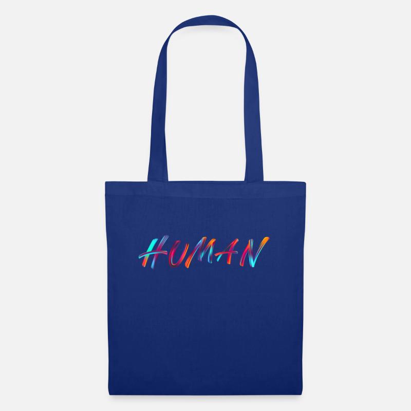 human LGBT bunt rgb Geschenk Geburtstagsgeschenk - Stoffbeutel - Royalblau