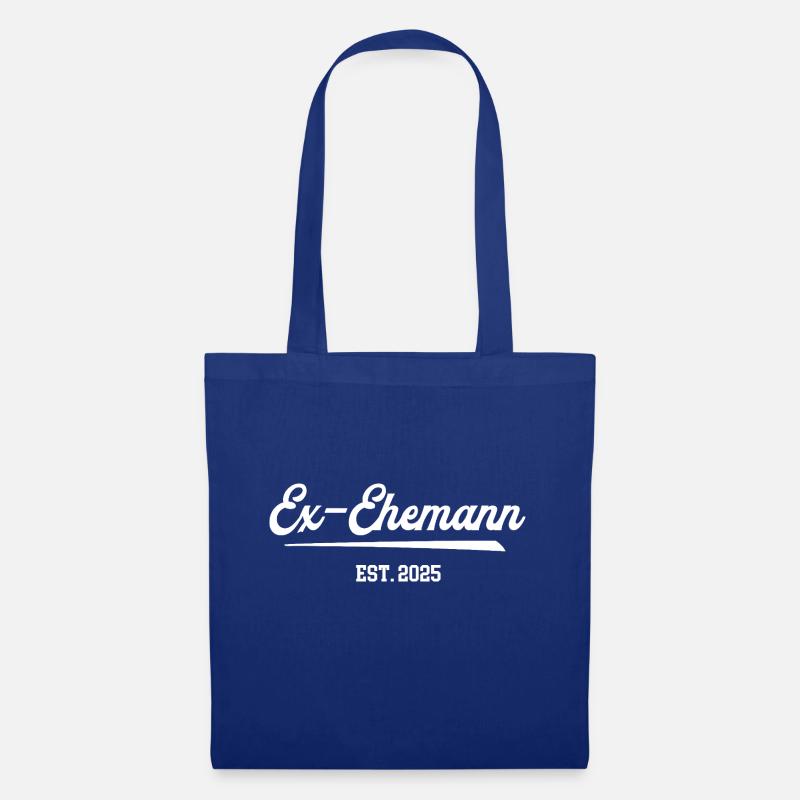 Ex Ehemann 2025 Scheidung Exmann Geschieden - Stoffbeutel - Royalblau
