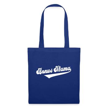 Bonus Mama Stiefmutter Ersatzmama Mutter Bonusmama - Stoffbeutel - Royalblau - Vorne