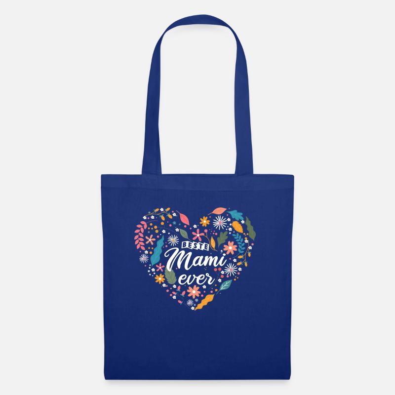 Muttertag Geschenk Mama Beste Mami ever - Stoffbeutel - Royalblau
