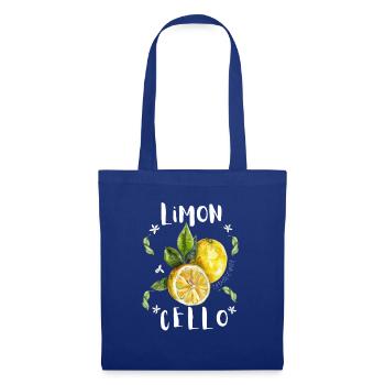 Limoncello La Dolce Vita - Stoffbeutel - Royalblau - Vorne