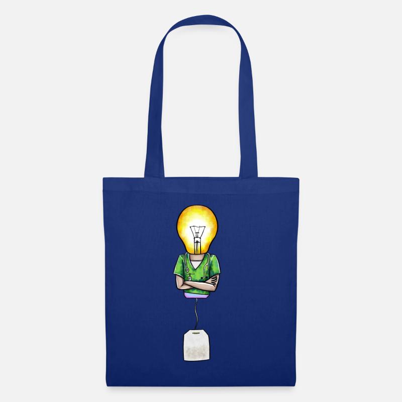 Bulb-doctoral teabag - Tote Bag - royal blue