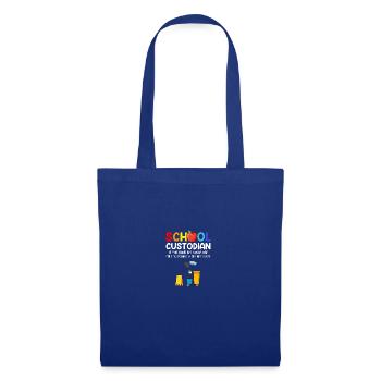 School Custodian, Custodian - Tote Bag - royal blue - Front