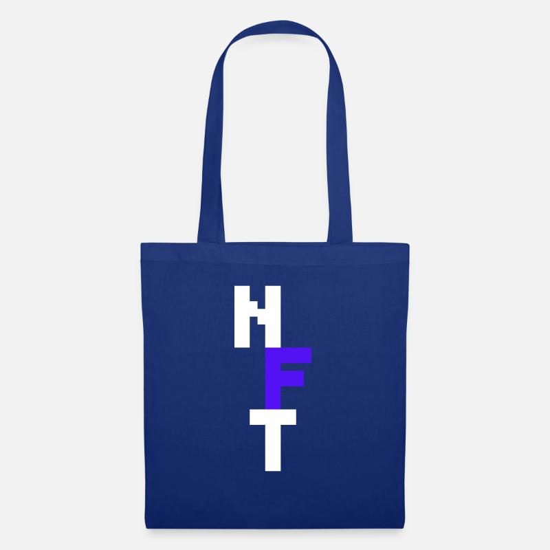 Cryptocurrency Crypto Trader Art NFT - Stoffbeutel - Royalblau