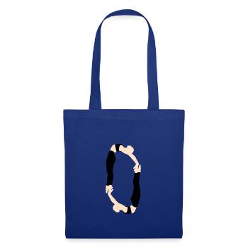 ABC - Sac en tissu - bleu royal - Devant