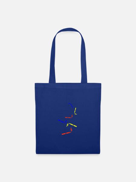 E-Zigarette Silhouette - Stoffbeutel - Royalblau