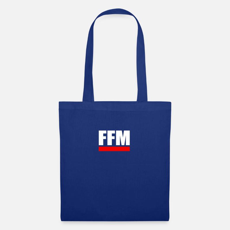 FFM - Frankfurt am Main - Stoffbeutel - Royalblau