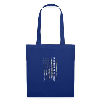 My Son Fights For Our Freedom - Stoffbeutel - Royalblau - Vorne