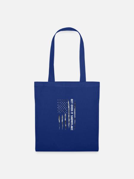 Get Over It Snowflake - Stoffbeutel - Royalblau