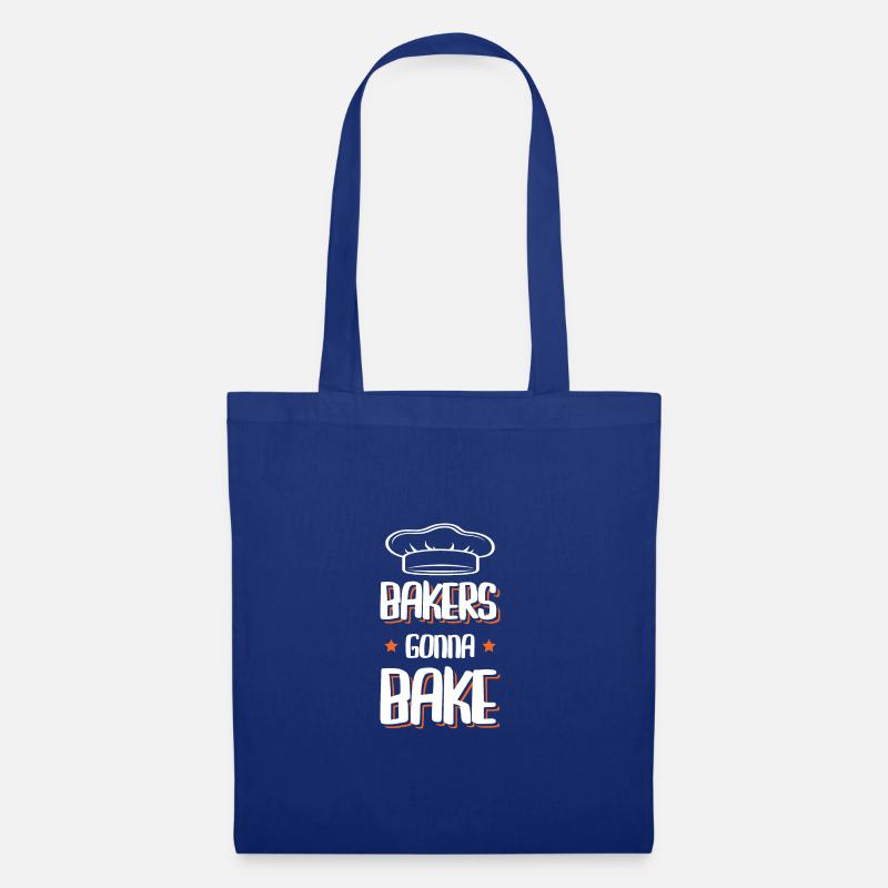 backen bäcker - Stoffbeutel - Royalblau
