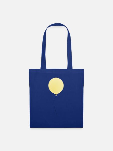 Luftballon, Feier, Party, herzlichen Glückwunsch - Stoffbeutel - Royalblau