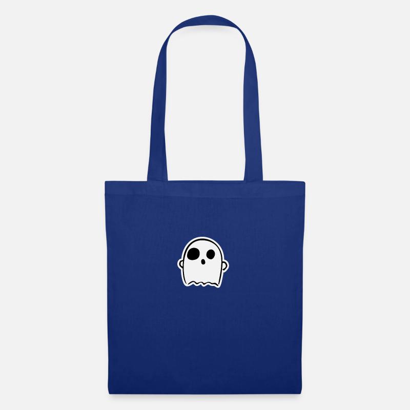 Cute Surprised Ghost - Stoffbeutel - Royalblau