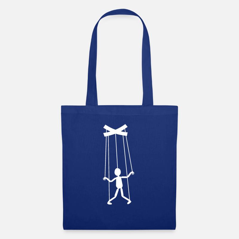 Marionette - Stoffbeutel - Royalblau
