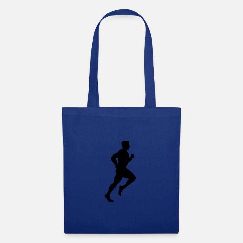 coureur - Sac en tissu - bleu royal