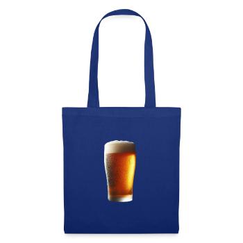 Bière fraîche - Sac en tissu - bleu royal - Devant