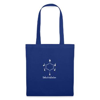 Substituenten Enten Chemiker Witz Chemie Geschenk - Stoffbeutel - Royalblau - Vorne