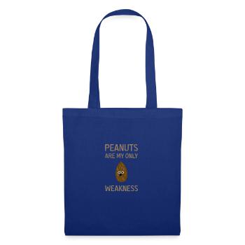 Sensibilisation à l’allergie aux arachides et aux noix - Sac en tissu - bleu royal - Devant