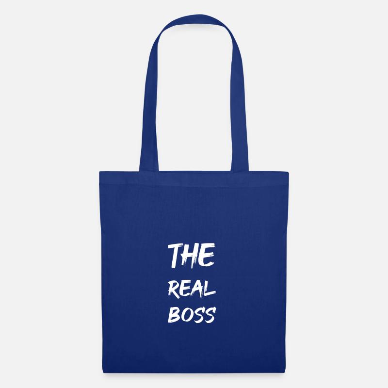 the real boss - Stoffbeutel - Royalblau