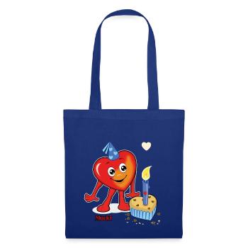 Mucki Sweat Heart-Day - Stoffbeutel - Royalblau - Vorne