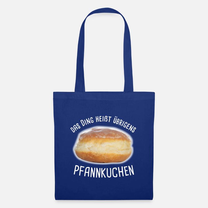 Das Ding heißt übrigens Pfannkuchen - Stoffbeutel - Royalblau