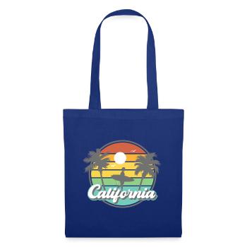 California Retro Surfer Palm Beach Holiday - Tote Bag - royal blue - Front