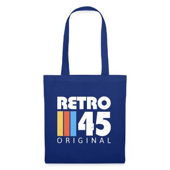 1945 Birthday Born In 1945 Retro Vintage - Tote Bag - royal blue - Front