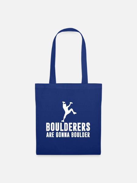 Bouldern - Stoffbeutel - Royalblau