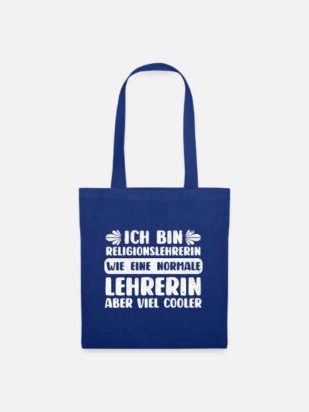 Religionslehrer Religionsunterricht - Stoffbeutel - Royalblau