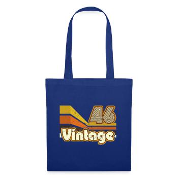 1946 Birthday born in 1946 Retro Vintage - Tote Bag - royal blue - Front