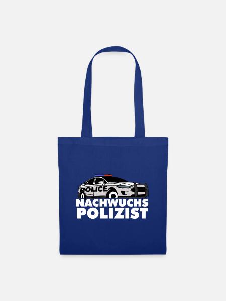 Polizist Polizei Kommissar - Stoffbeutel - Royalblau