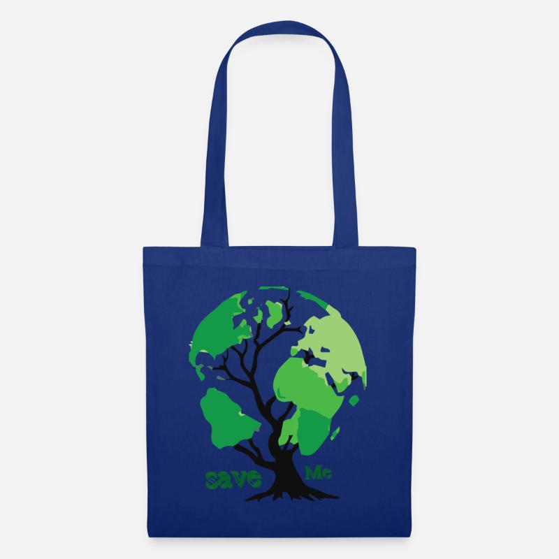 save the planet - Tote Bag - royal blue