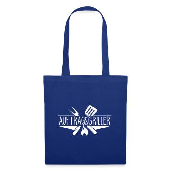 Grillen Grillmeister BBQ Grillkönig - Stoffbeutel - Royalblau - Vorne