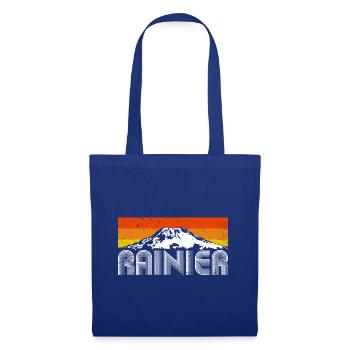 Mount Rainier Nationla Park Washington Berge - Stoffbeutel - Royalblau - Vorne