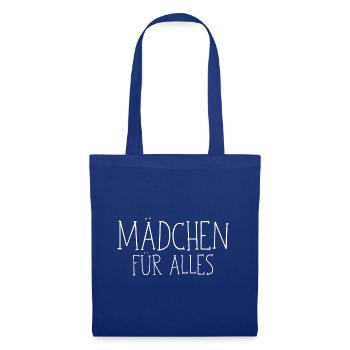 Mädchen für alles - Stoffbeutel - Royalblau - Vorne