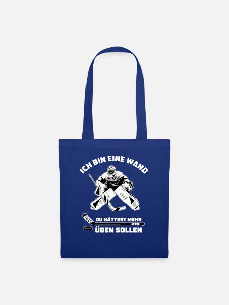 Stolzen Eishockey Torwart - Eishockey Torwart - Stoffbeutel - Royalblau